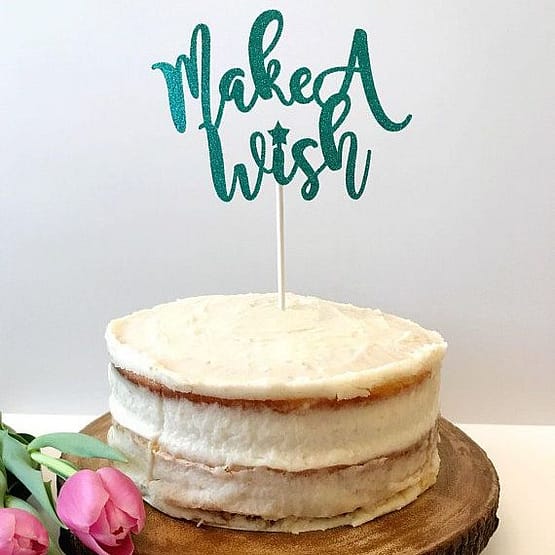 Cake Tupper Make a Wish