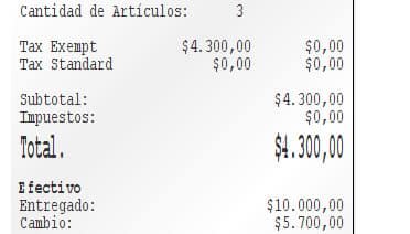 ticket80mm Ticket impresora 80mm